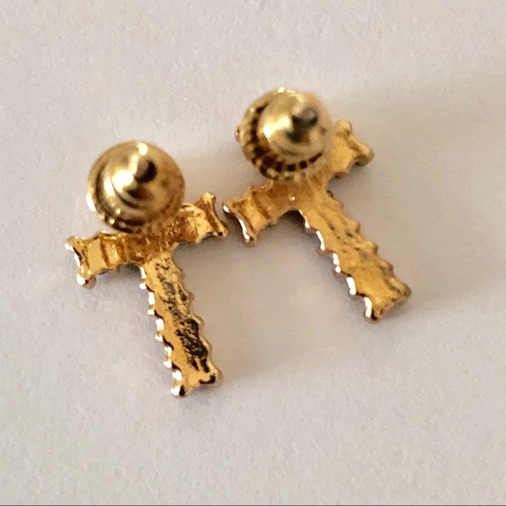 Nwot Small Cross Studs - image 2